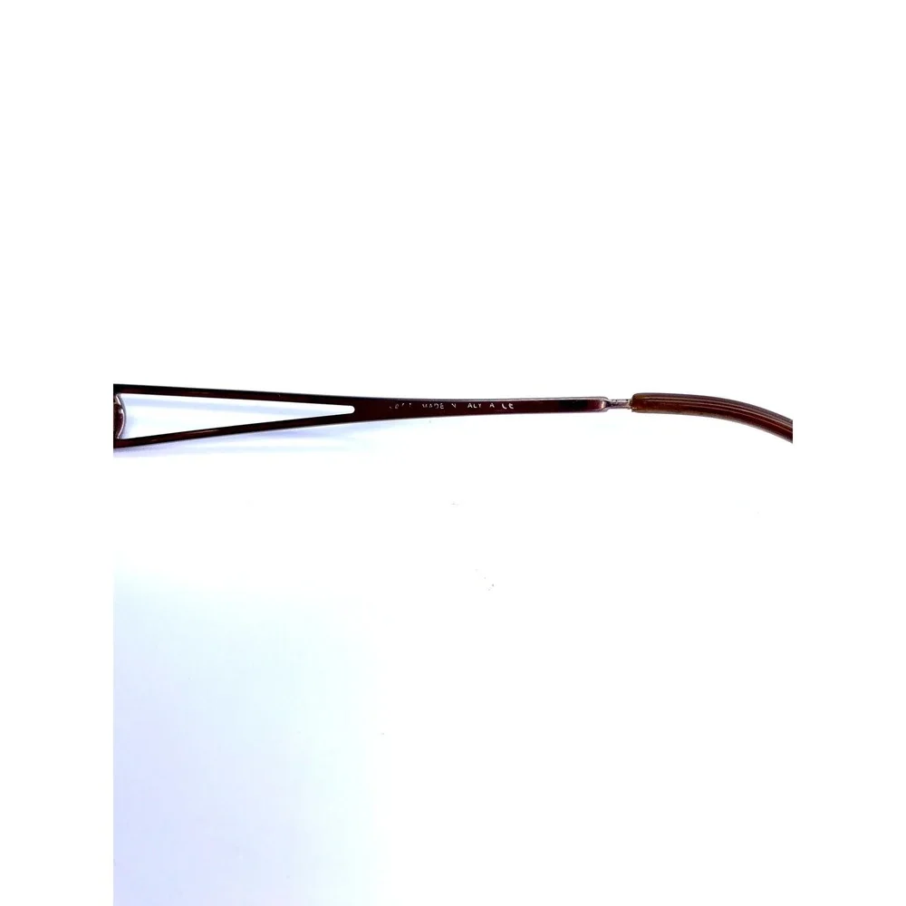 Versace Rectangular Oval Eyeglasses Crystal Silver Temples MOD 1117-B 51 17 135